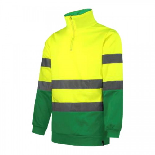 SWEAT M/FECHO ALTA VISIB VERDE/AMARELO WR.2.851 SWEAT M/FECHO ALTA VISIB VERDE/AMARELO WR.2.851
